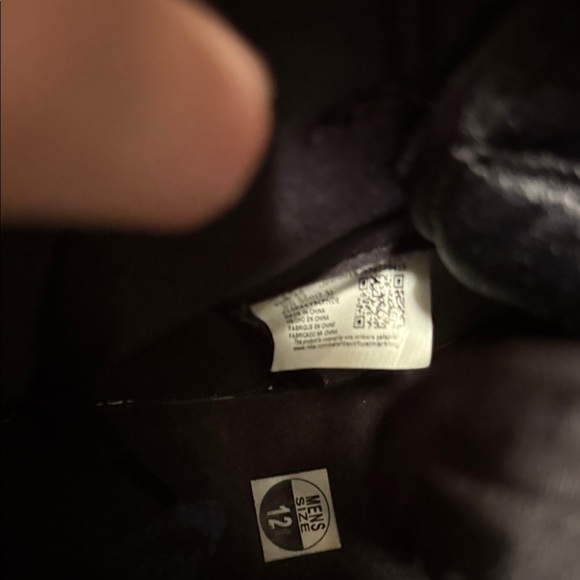 Mens Jordan Air 1 Retro High OG "Royal Toe" sneakers Black - Picture 10 of 11